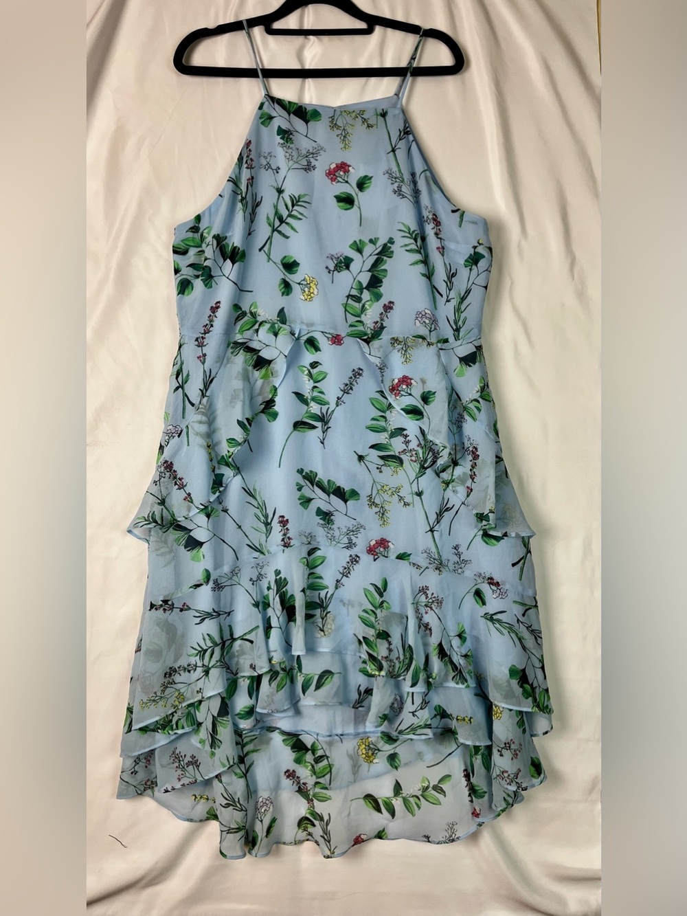 Banana Republic NWT Blue Floral Spring Wedding Guest Dress Sz 14